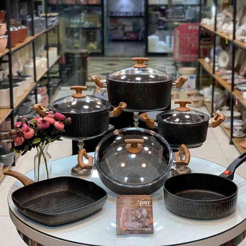 سرویس قابلمه گرانیت پی ام تی مدل السا