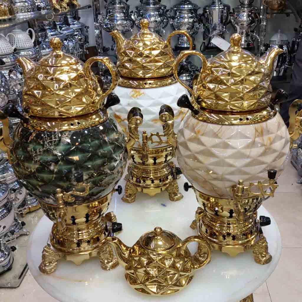 سماور سه کاره گازی مدل آناناسی