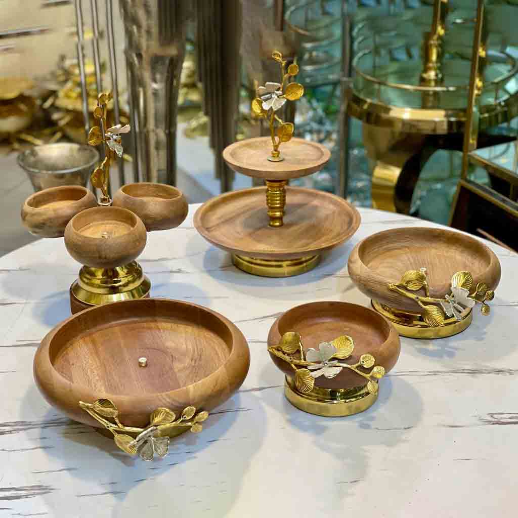 سرویس پذیرایی چوبی شقایق