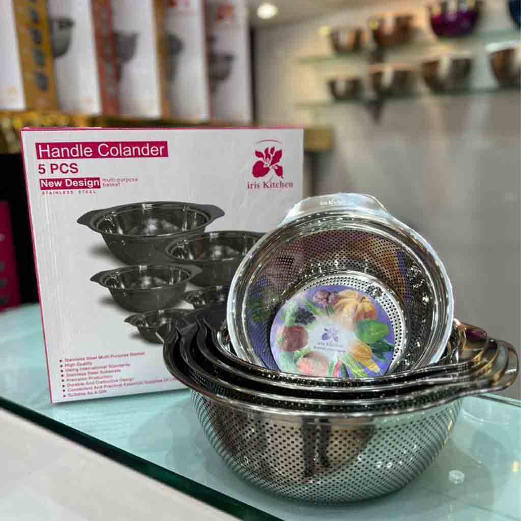 آبکش استیل 5 پارچه