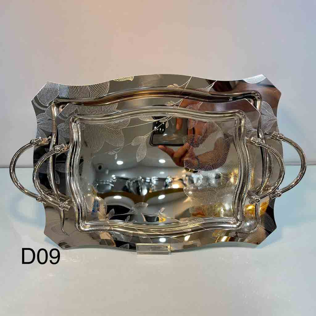 سینی دو تایی استیل ضدزنگ