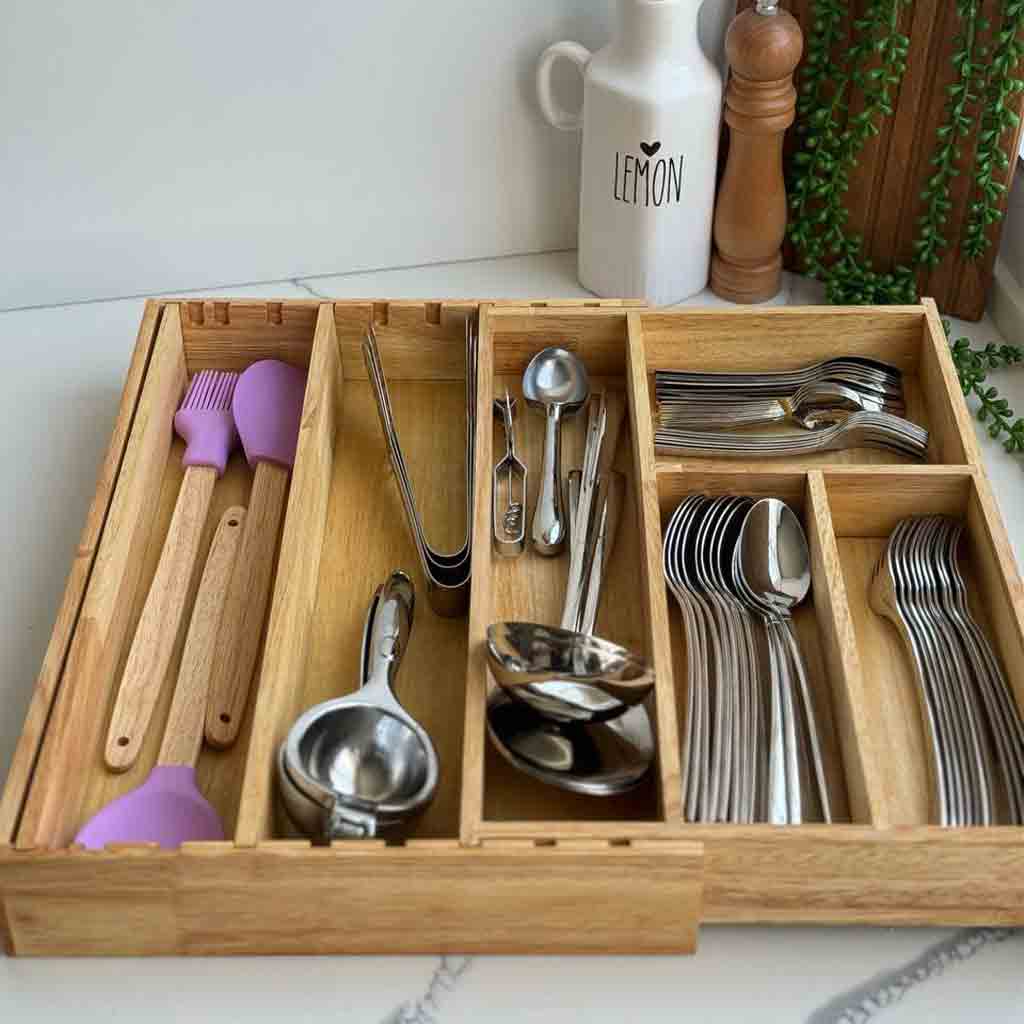 جاقاشقی و نظم دهنده کشو آشپزخانه  مدل پازلی