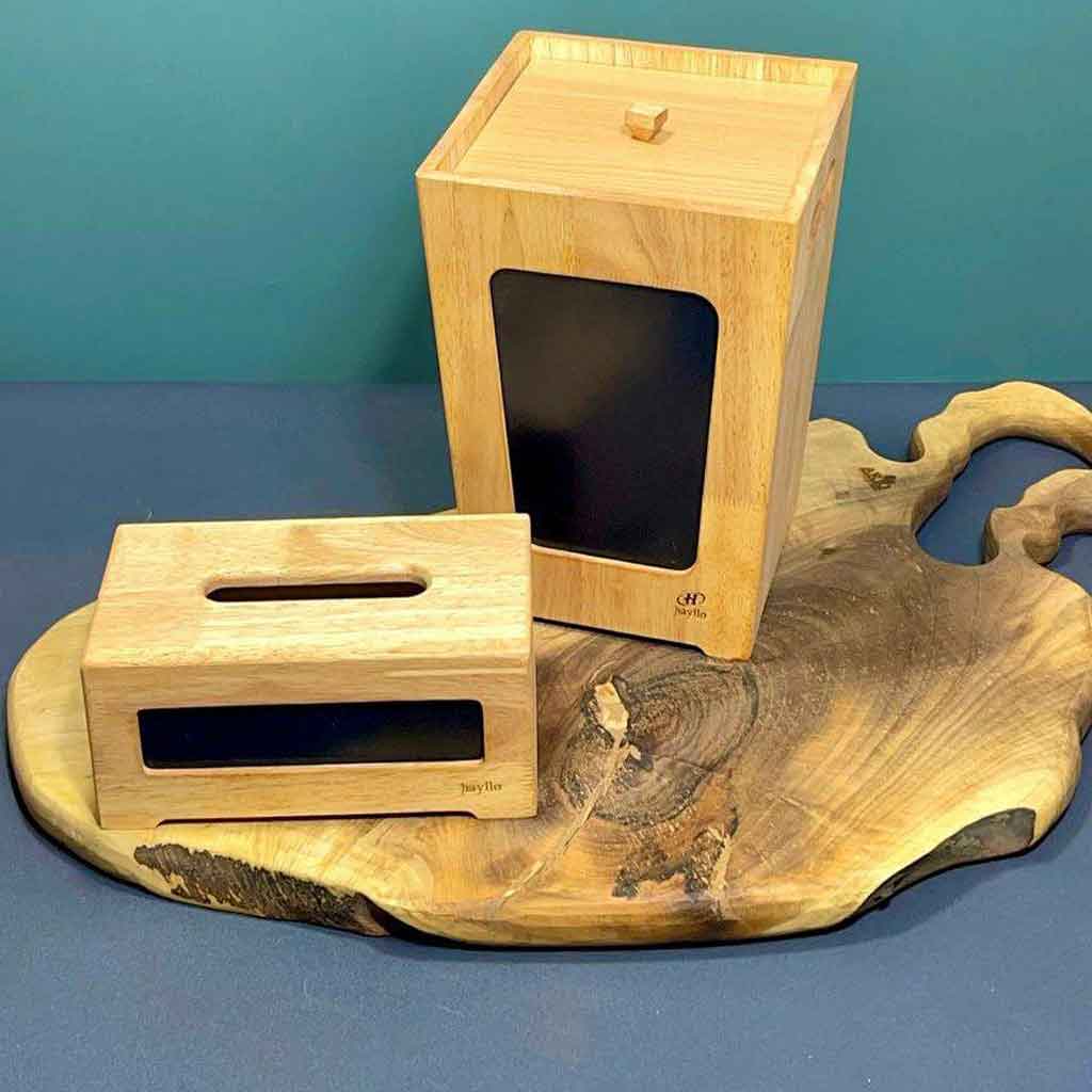 سطل و جادستمال کاغذی مدل پلکسی